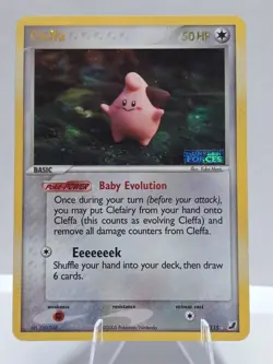 Pokemon TCG Cleffa 21/115 Reverse Holo Unseen Forces Stamped, NM - Read Desc - Image 1