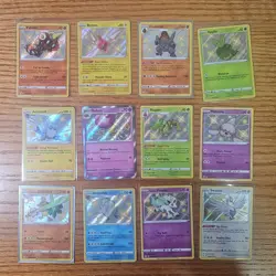 Lot of 12 Pokemon Baby Shiny cards LP-NM Rotom Ponyta Applin Falinks Swanna - Image 1