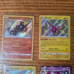 Lot of 12 Pokemon Baby Shiny cards LP-NM Rotom Ponyta Applin Falinks Swanna - Image 2