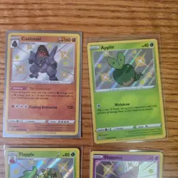 Lot of 12 Pokemon Baby Shiny cards LP-NM Rotom Ponyta Applin Falinks Swanna - Image 3