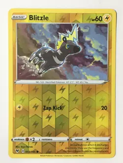 Blitzle 053/185 Reverse Holo Common Vivid Voltage Pokemon Pack Fresh - Image 1