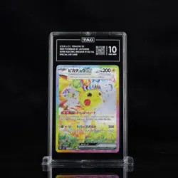 2024 Pokemon SV Super Electric Breaker JPN 132/106 Pikachu EX SAR TAG 10 (987) - Image 1