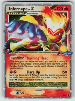Pokemon Infernape LV.X - Promo Holo Diamond and Pearl Promos DP10 LP - Image 1