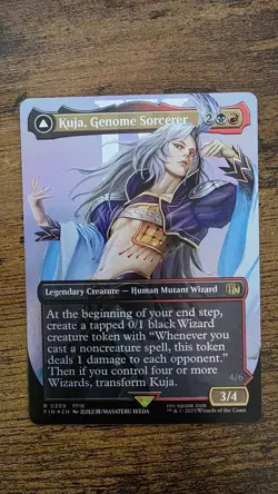 Kuja, Genome Sorcerer (Alternate Art Borderless Foil) MTG NM Final Fantasy - Image 1