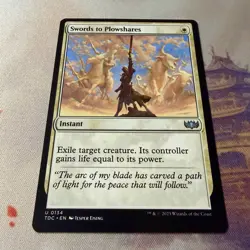 Swords to Plowshares 0134 Commander: Tarkir: Dragonstorm Regular U MTG Card NM - Image 4