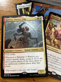 Raiyuu, Storm's Edge - MTG Commander EDH Deck - Boros Samurai Equipment - Image 1