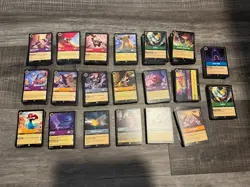 Disney Lorcana TCG Bulk Lot 1,000 uncommons commons duplicates Mixed Cards CC - Image 1