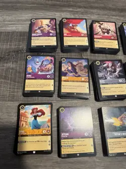 Disney Lorcana TCG Bulk Lot 1,000 uncommons commons duplicates Mixed Cards CC - Image 2