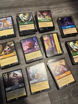 Disney Lorcana TCG Bulk Lot 1,000 uncommons commons duplicates Mixed Cards CC - Image 4