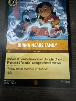 Disney Lorcana TCG Ohana Means Family 32/204 Winterspell Non Foil - Image 3