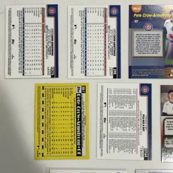 Pete Crow-Armstrong 9 card lot, Topps, Chrome, Titans, Stadium Club, 35th Foil - Image 5