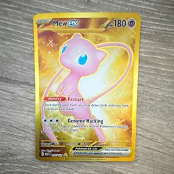 Pokemon TCG Mew ex 205/165 SV 151 Hyper Rare Full Art Holo English 2023 - Image 1