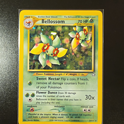 The Pokemon Company Pokemon TCG Bellossom 3/111 Neo Genesis Holo Rare EN 70 HP - Image 1