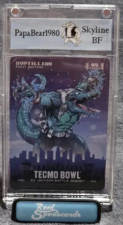 2026 Bo Jackson Battle Arena Tecmo Bowl Ryptillian Skyline Battlefoil Card S392 - Image 1