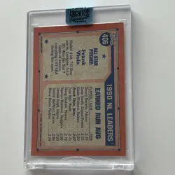 Frank Viola 1991 Topps All-Star Signature Series Autograph Auto Card /20 #406 - Image 2