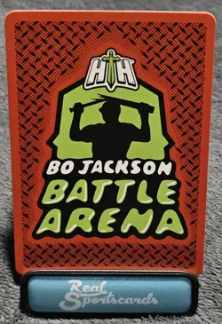 2026 Bo Jackson Battle Arena Tecmo Bowl Reindeer Hunter Endzone Battlefoil Card - Image 2