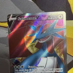 Salamence V - Ultra Rare - Darkness Ablaze 185/189 - Pokemon TCG - Image 3