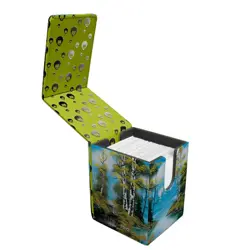 MTG Bob Ross Lakeside Path Alcove Flip 100 Deck Box - Image 3