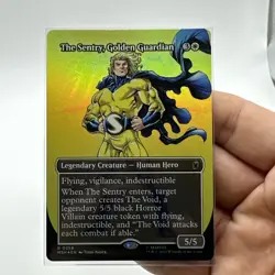 The Sentry, Golden Guardian - 358 - MTG: Marvel Super Heroes - Borderless - FOIL - Image 2