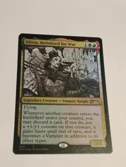 FOIL SKETCH Olivia, Mobilized for War- Secret Lair: Artist Series: Livia Prima - Image 1