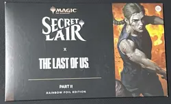 MTG Secret Lair The Last of Us Part I and II Rainbow Foil Edition SEALED - Image 2