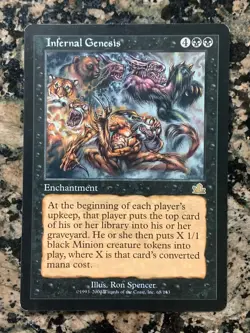 MTG Infernal Genesis x1 Prophecy, Magic the Gathering - Image 1