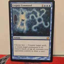 Magic: The Gathering Cryptic Command Instant Modern Masters Rare Blue England - Image 1
