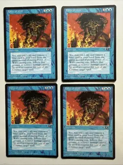 4x Force of Will Alliances Excellent Condition!!! MTG Magic: the Gathering 4x - Image 1