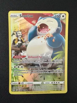 Snorlax TG10/TG30 Swsh11 Lost Origin Trainer Gallery Holo Pokemon Card NM - Image 1