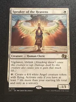 MTG Foundations Jumpstart Speaker of the Heavens 0102 Rare - Image 1