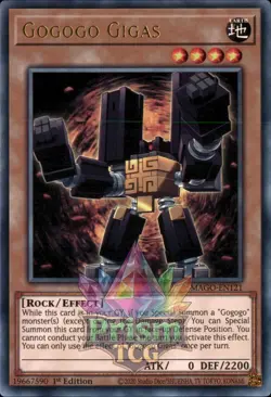 1st ed Gogogo Gigas rare MAGO-EN121 Yugioh - Image 1