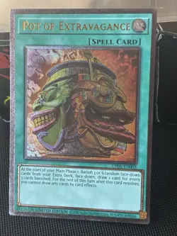 Yugioh! Pot of Extravagance (UTR) UP01-EN005 Tournament Pack 1 Ultimate Rare NM - Image 2
