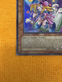 Yu-Gi-Oh! Toon Dark Magician Girl -JUMP-EN010- Ultra Rare - Limited Edition LP! - Image 5