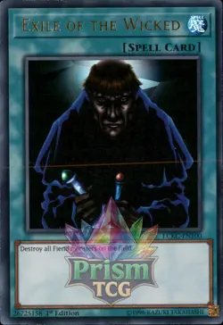 1st ed Exile of the Wicked ultra rare LCKC-EN100 Yugioh - Image 1