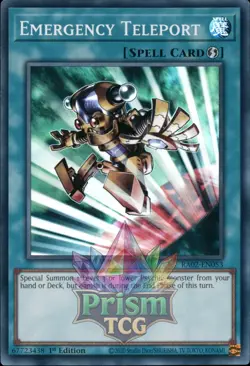 1st ed Emergency Teleport super rare RA02-EN053 Yugioh - Image 1