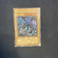 Yu-Gi-Oh Red Eyes Black Dragon BPT-005 Secret Rare Limited Edition 2002 Tin - Image 1