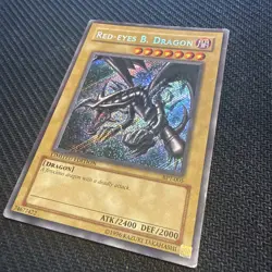 Yu-Gi-Oh Red Eyes Black Dragon BPT-005 Secret Rare Limited Edition 2002 Tin - Image 2