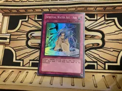 Spiritual Water Art - Aoi AP02-EN012 Super Rare NM Yugioh Card - Image 1