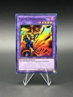 NM Yugioh Flame Swordsman LOB-EN003 Legend of Blue Eyes 25th Anniversary - Image 1