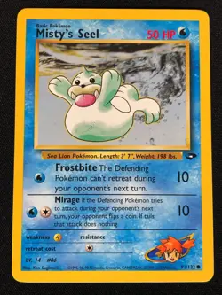 Pokemon Misty's Seel 91/132 Common (NM) - Image 1