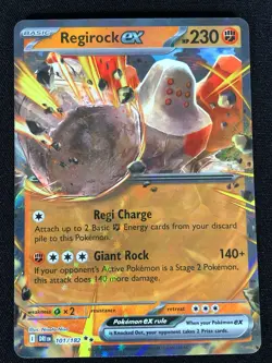 Pokemon Regirock Ex 101/182 Ultra Rare Holo (NM) - Image 1