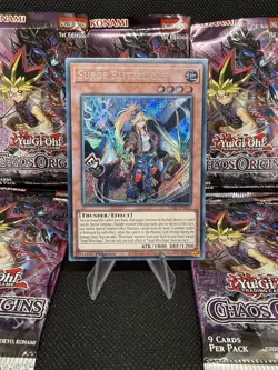 Surge Blitzclique CORI-EN011 Secret Rare 1st Edition Yugioh Chaos Origins NM - Image 1