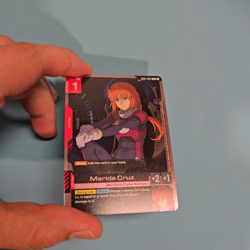 Marida Cruz - Gundam Card Game #GD01-093 - GD01 - NM Foil Newtype Rising Single - Image 2
