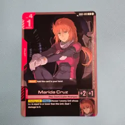 Marida Cruz - Gundam Card Game #GD01-093 - GD01 - NM Foil Newtype Rising Single - Image 3