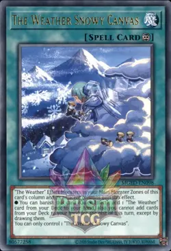 The Weather Snowy Canvas rare MGED-EN098 Yugioh - Image 1