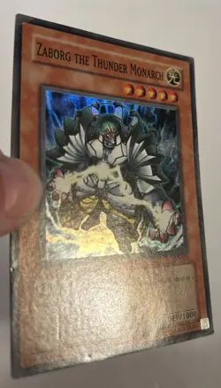 Yugioh - Zaborg the Thunder Monarch AST-023 1st Edition - Ancient Sanctuary MP - Image 3
