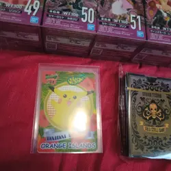 One Piece Pokemon seal dass Set Mini Figure Set Card - Image 2