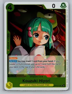 One Piece Carrying On His Will #OP13-104 Kouzuki Hiyori - Image 1