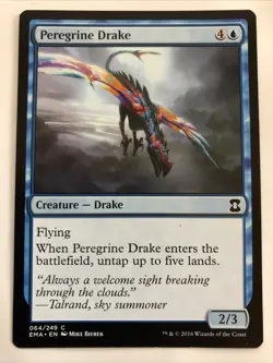 MTG Eternal Masters Peregrine Drake 064/249 LP - Image 1