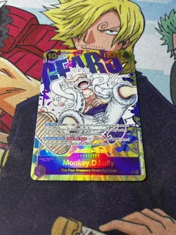 One Piece TCG OP05-119 Monkey D. Luffy Gear 5 Parallel SEC Alt Art English - Image 1